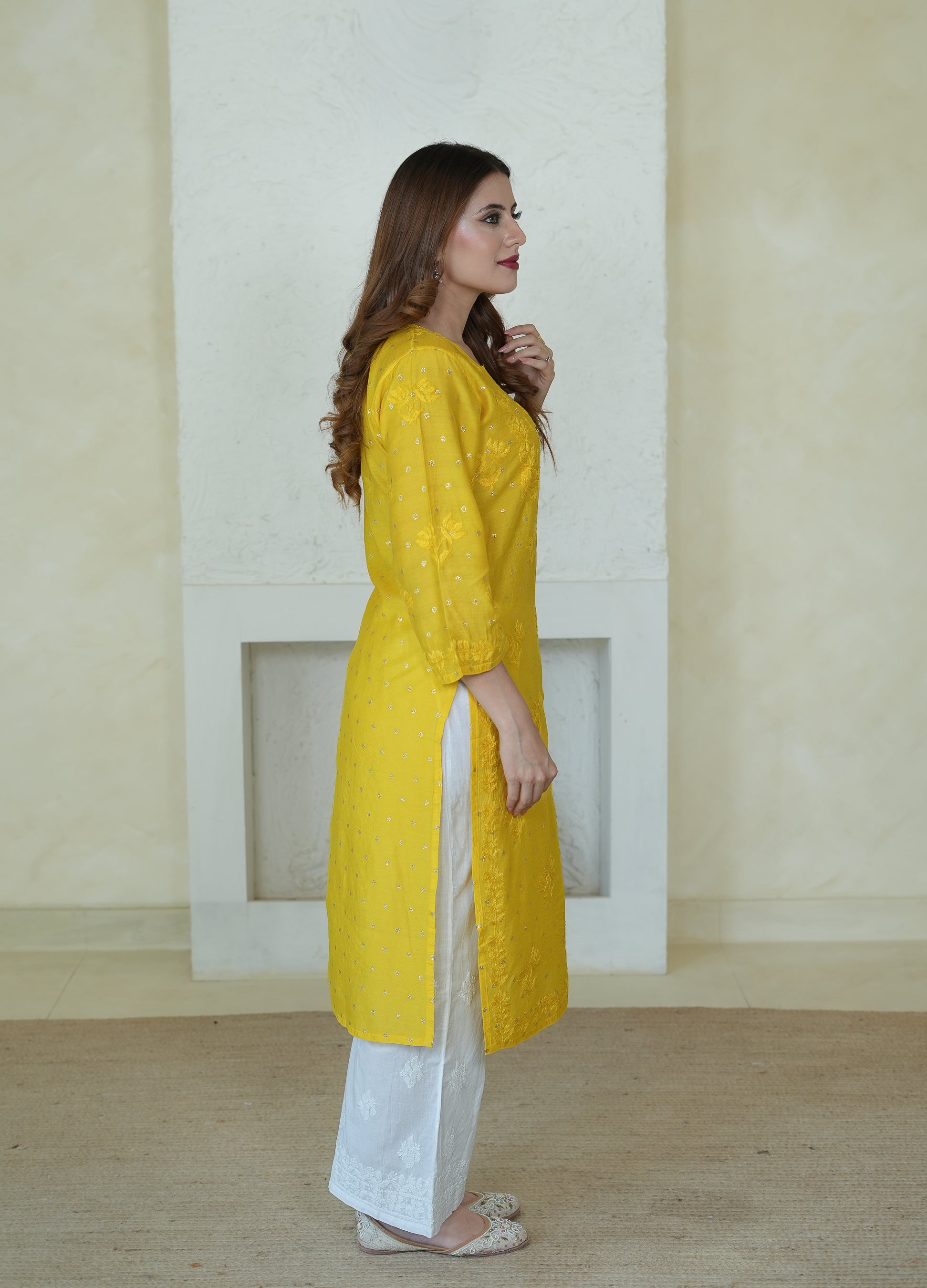Banarsi Chanderi Kurti