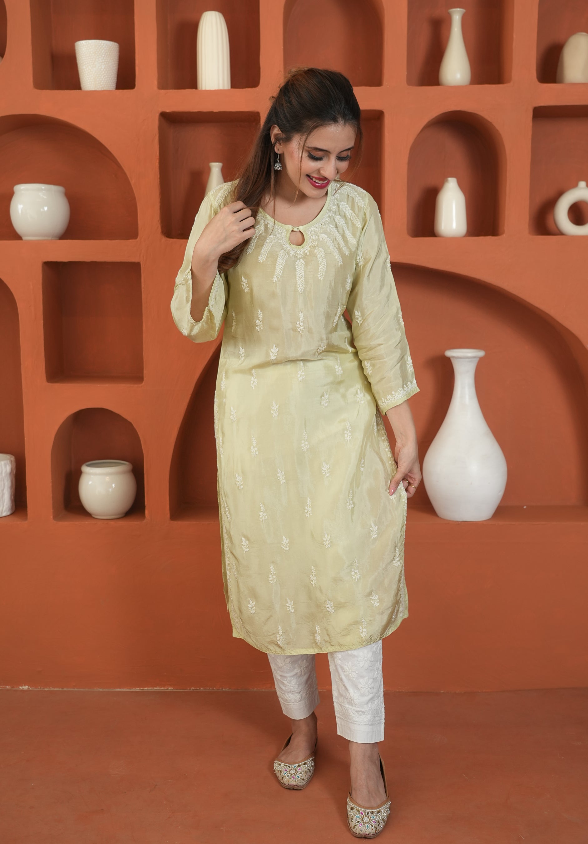 Pure silk exclusive kurta