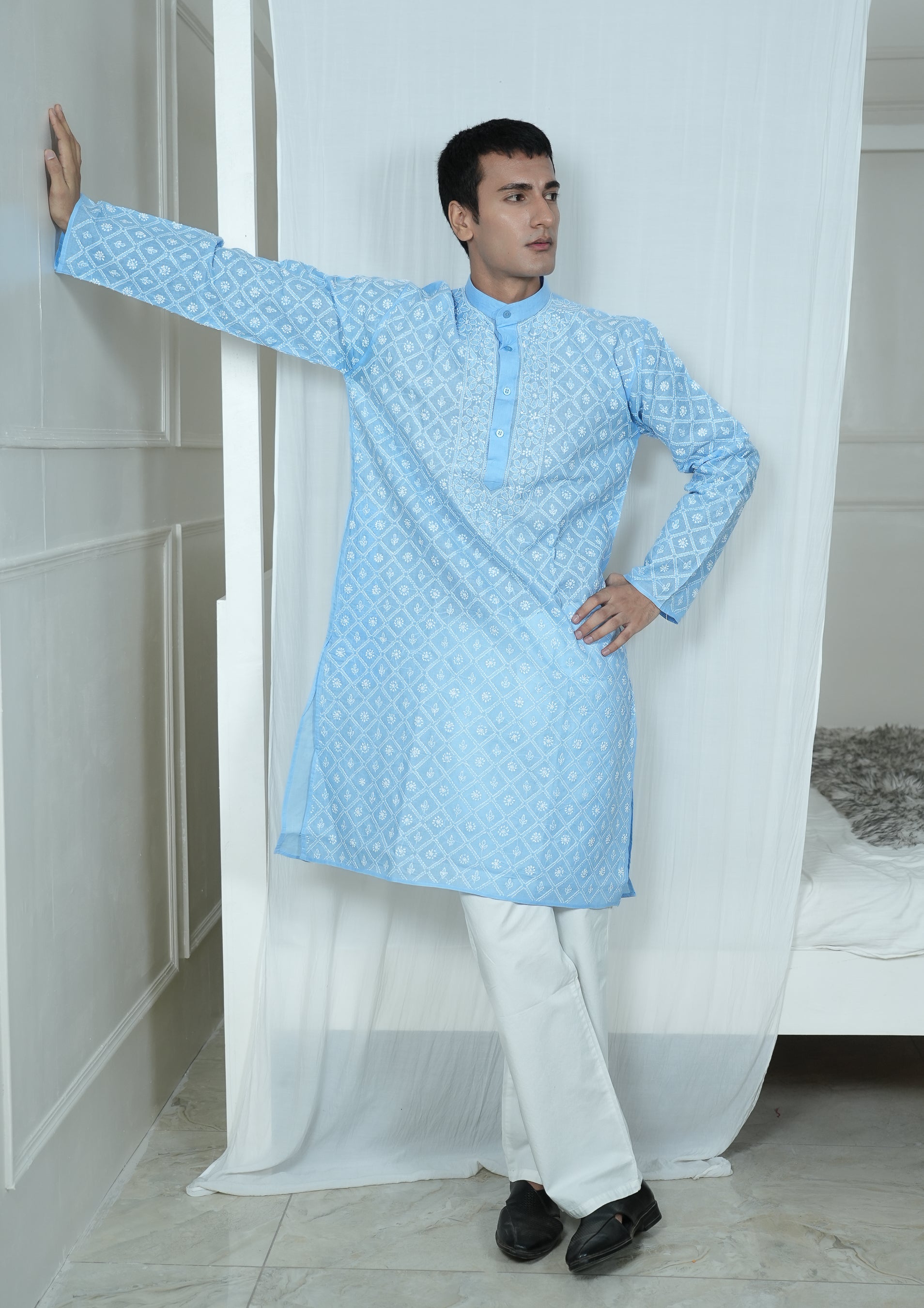 Jaal Cotton Kurta