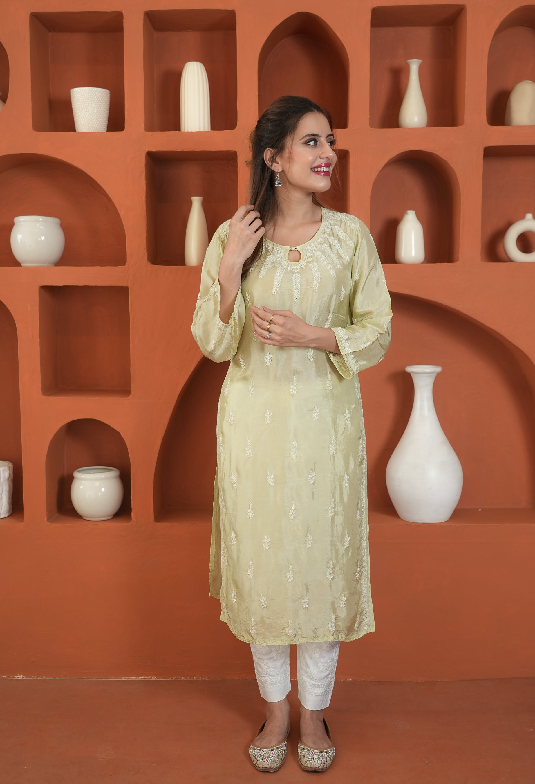 Pure silk exclusive kurta