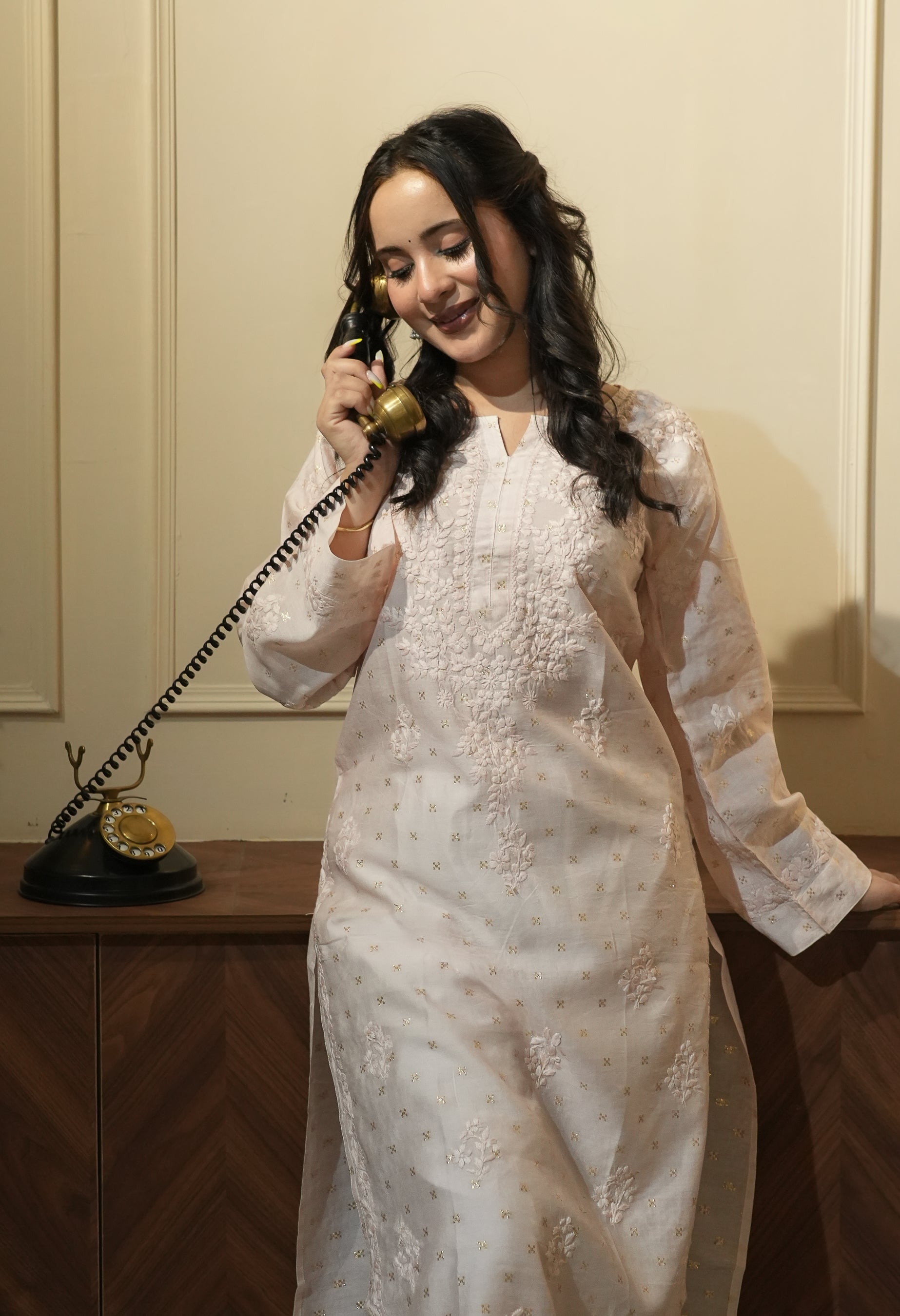 Banarsi Chanderi Kurti