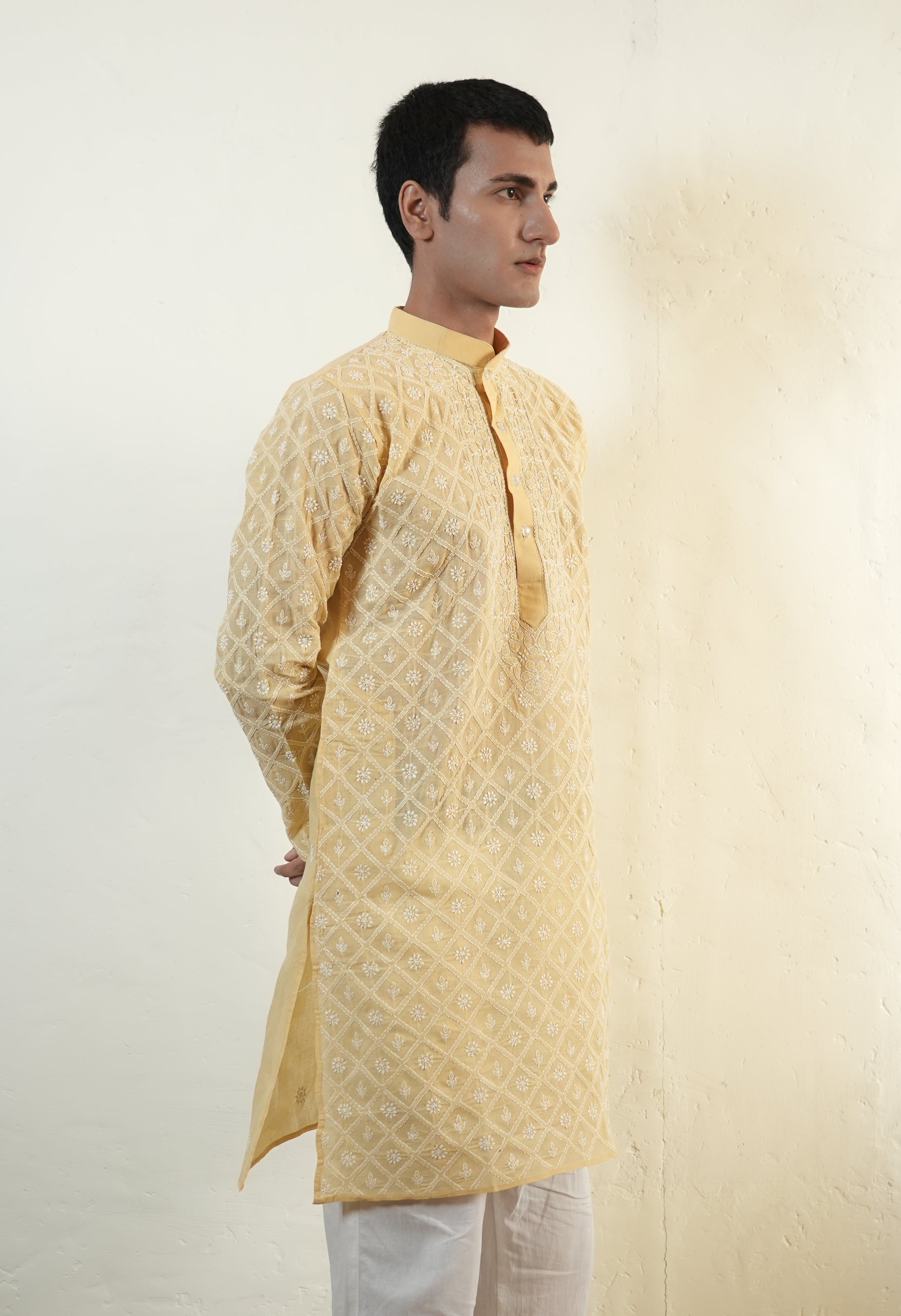Jaal Cotton Kurta