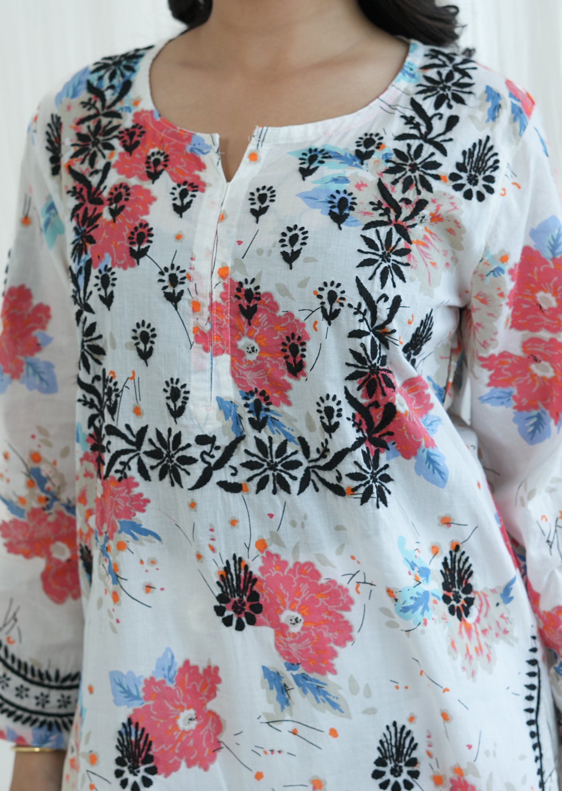 MulMul Printed thread kurti