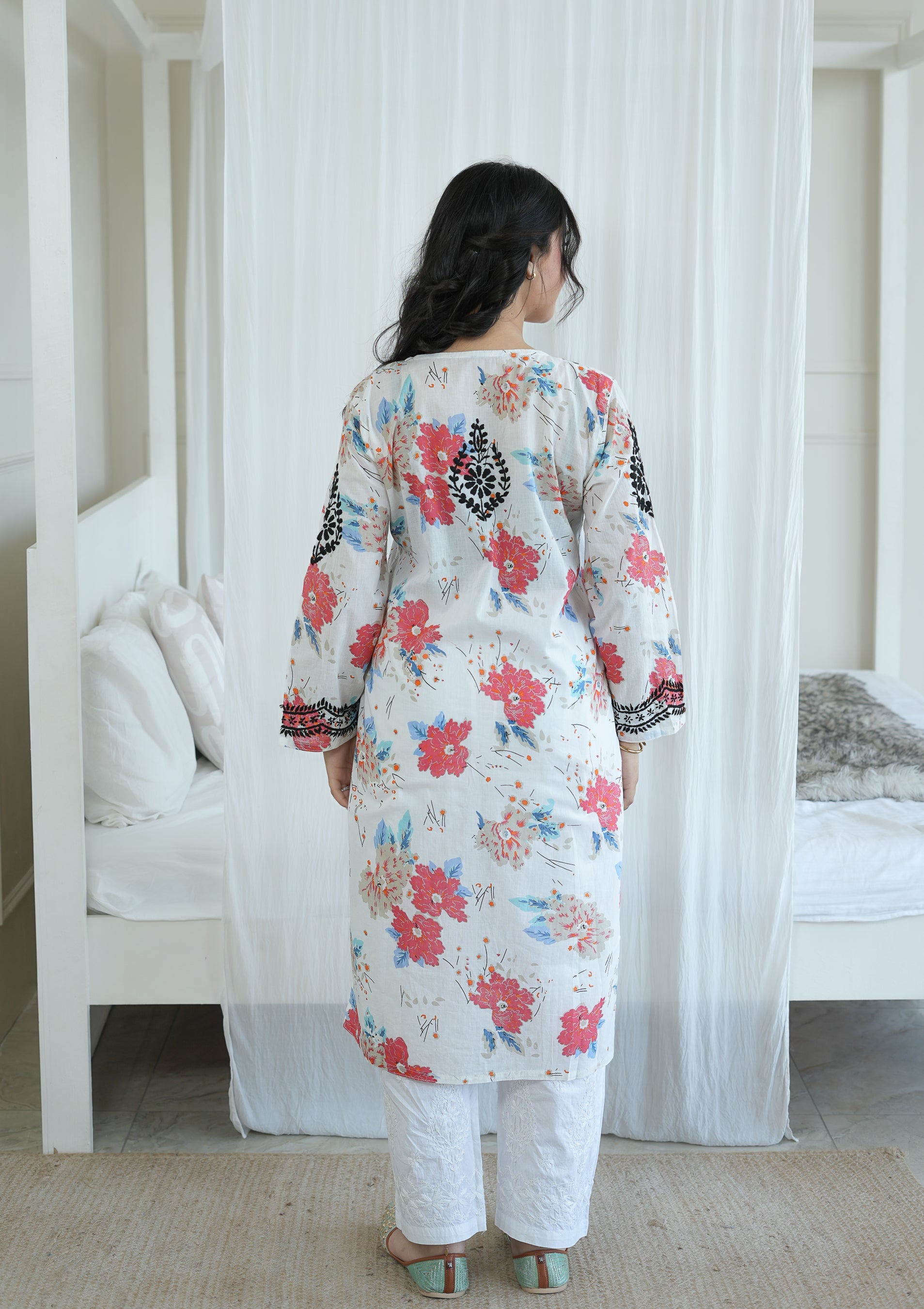 MulMul Printed thread kurti