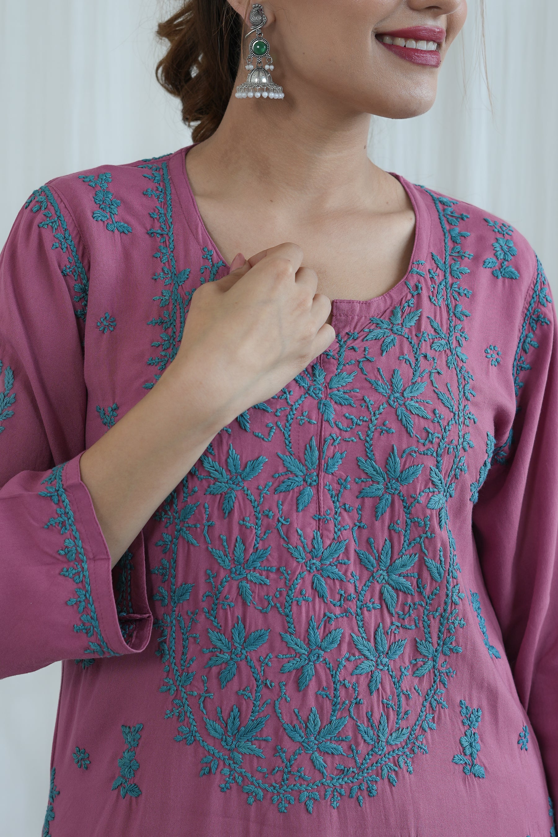 Rayon Contrast Kurti