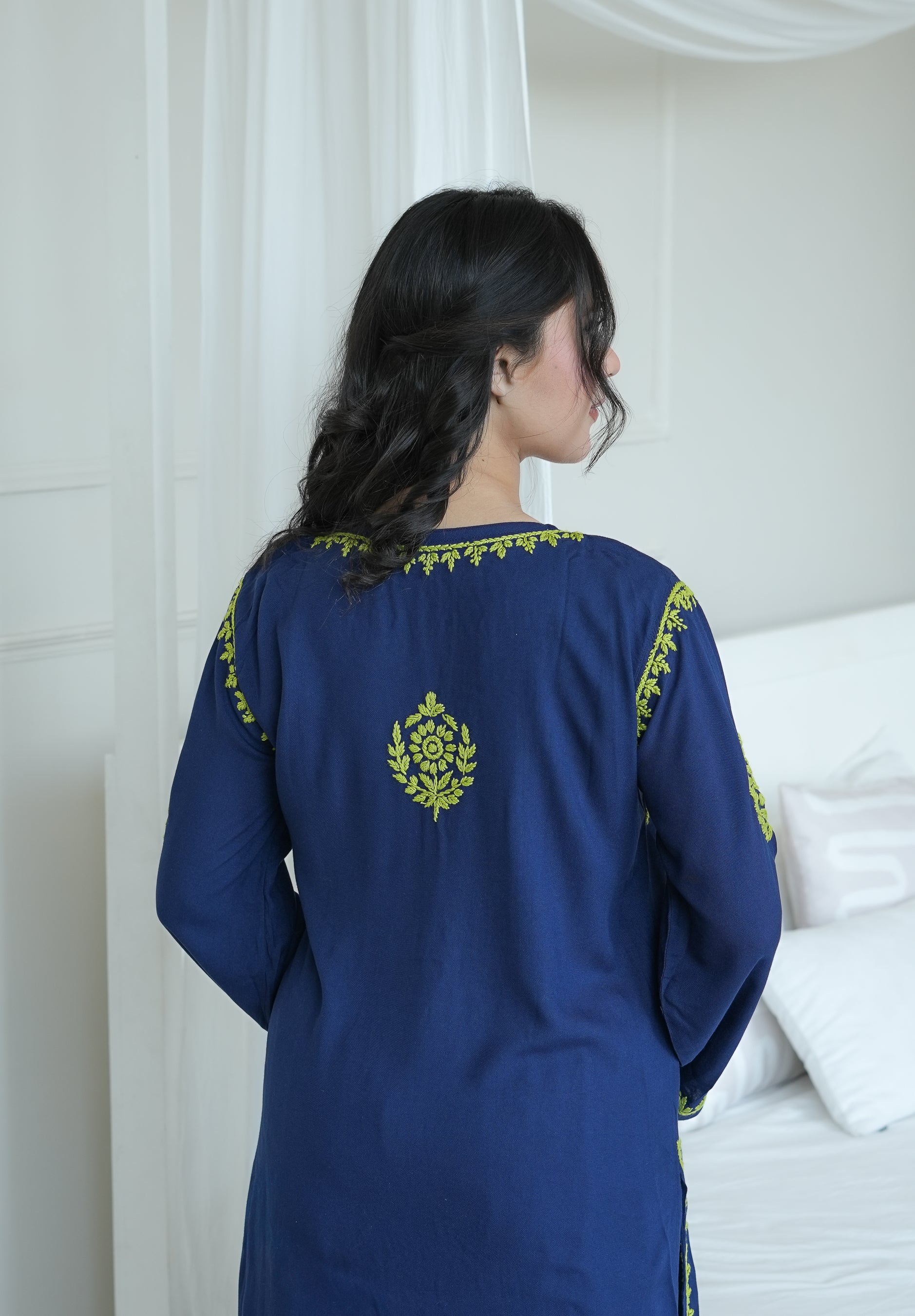 Rayon Contrast Kurti