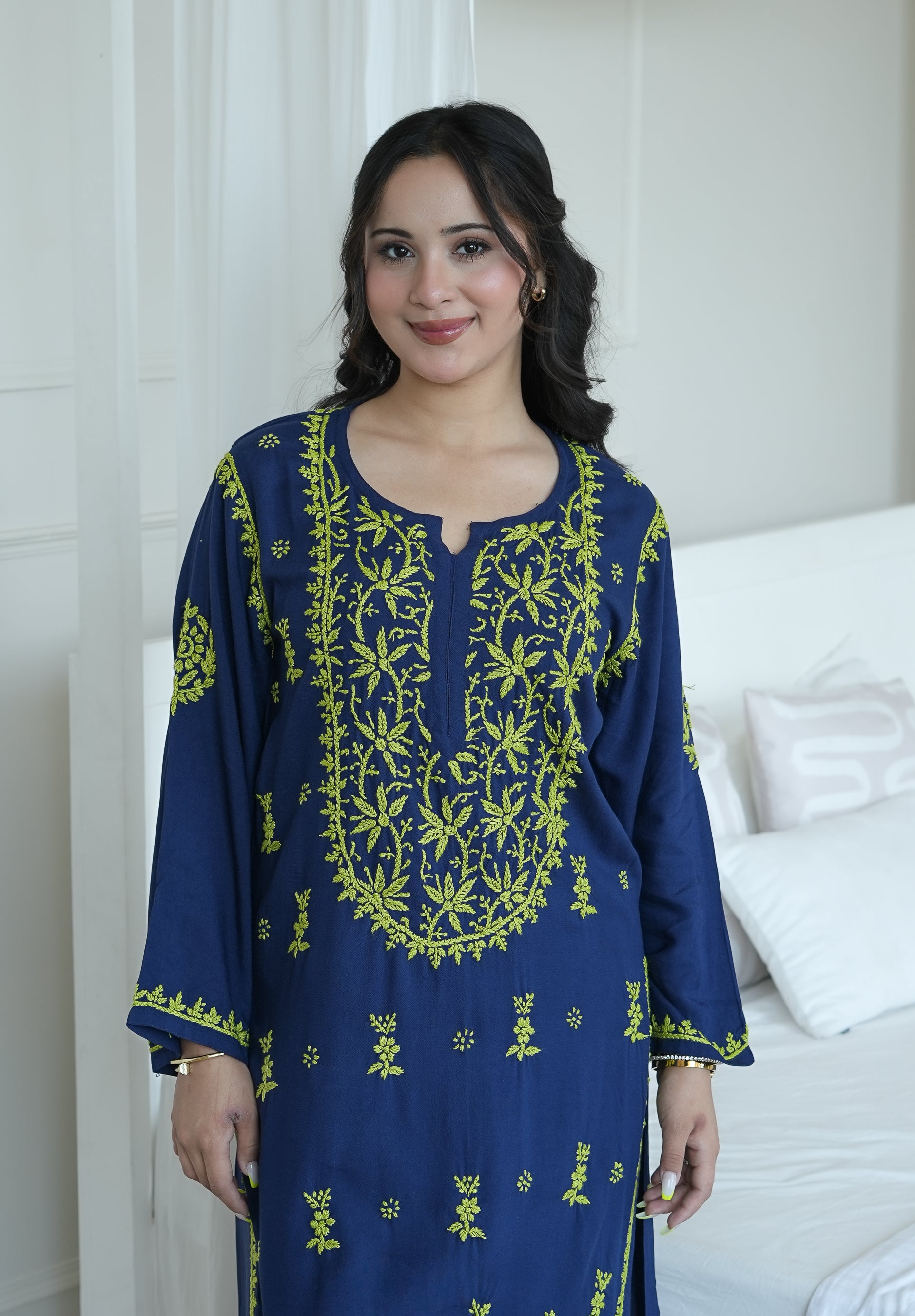 Rayon Contrast Kurti