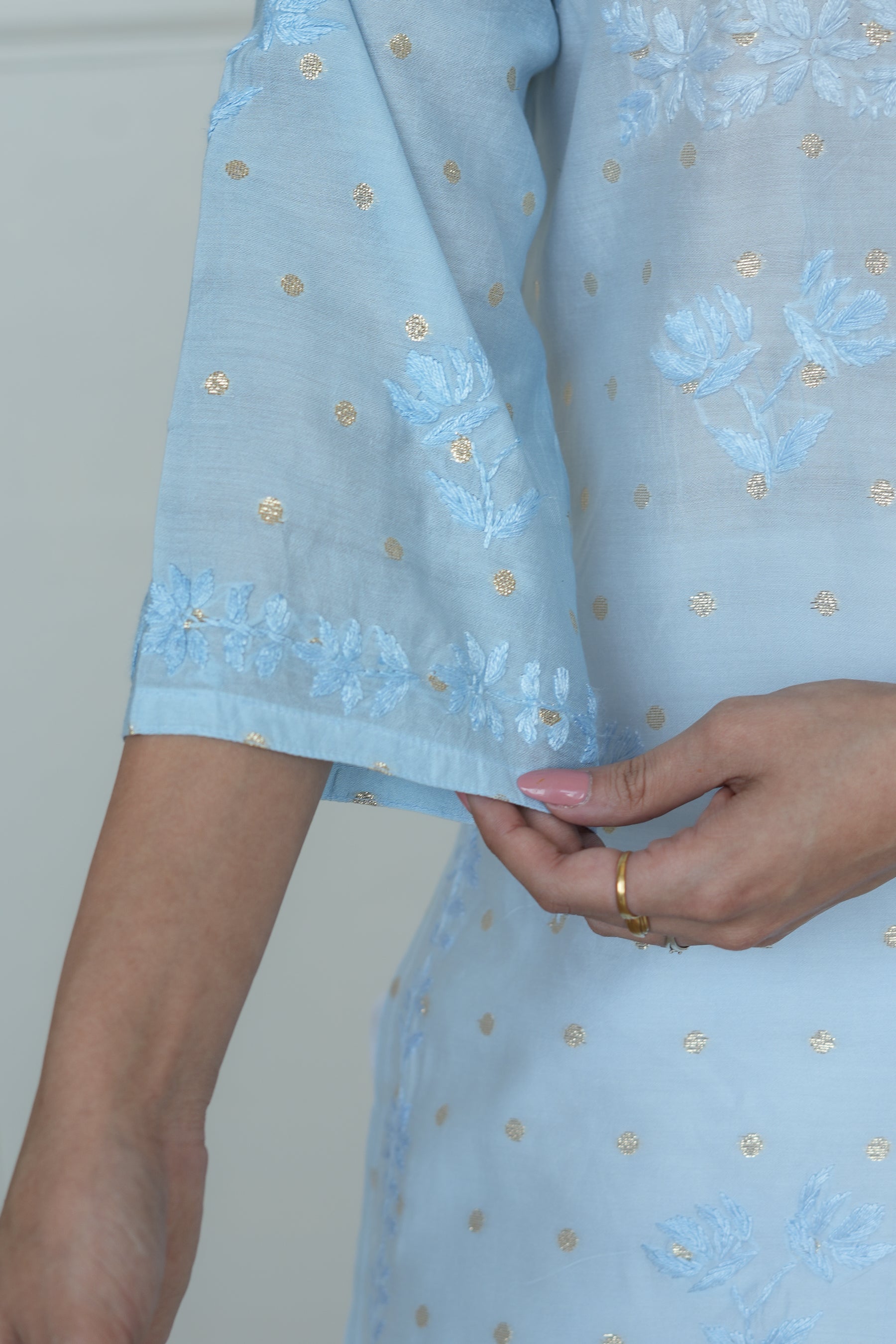 Banarsi Chanderi Kurti