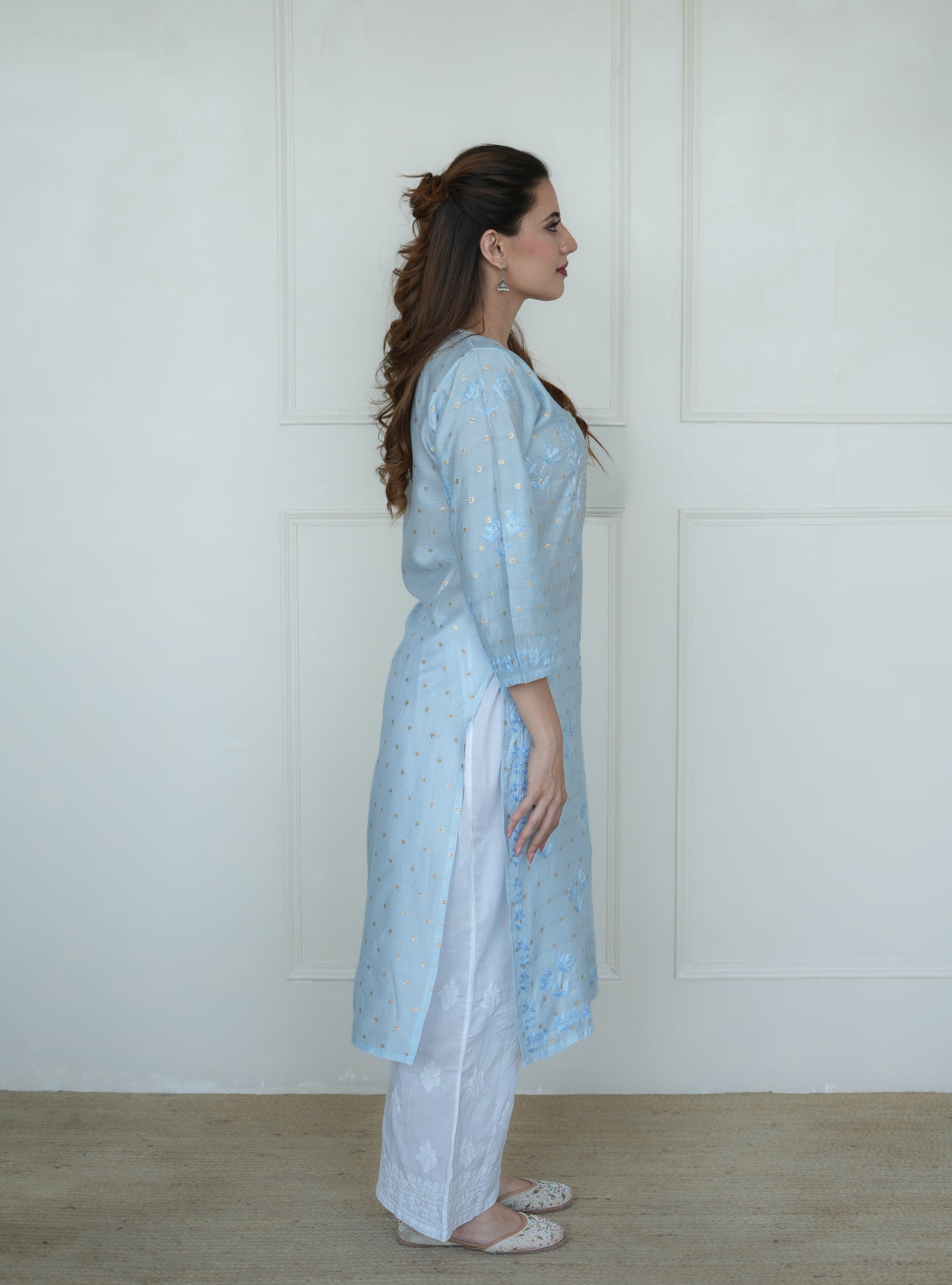 Banarsi Chanderi Kurti