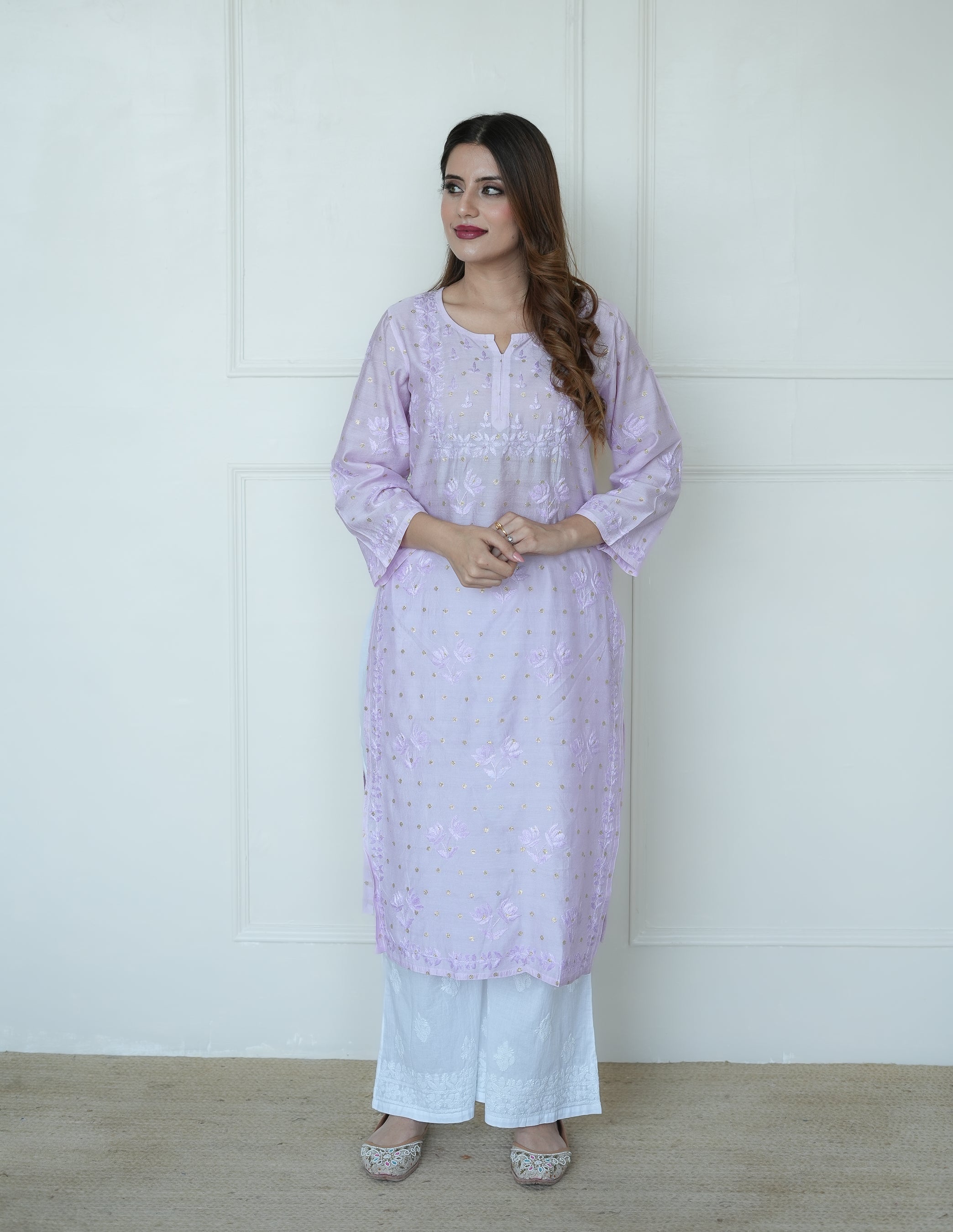 Banarsi Chanderi Kurti